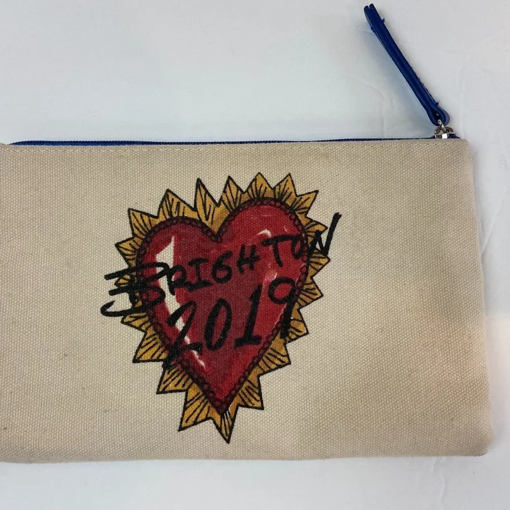 Brighton Canvas Pouch Cosmetic Bag